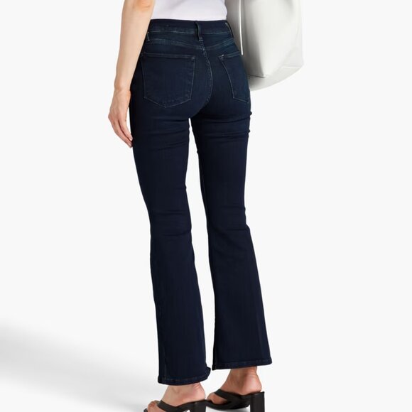 NEW FRAME Le Pixie Flare Leg Jeans in denim for women 725 8m4 - Picture 3 of 5